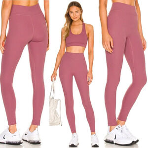 All Access Center Stage Compression Legging in Maroon Small Bandier Shopbop